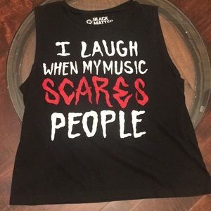 Black Matter Muscle Tee